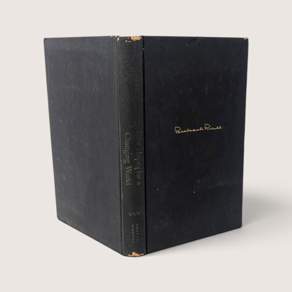 New Hopes for a Changing World Bertrand Russell 1951 Philosophy Book